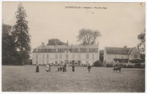 LEUDEVILLE. - Château, vue du parc. 