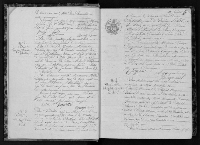 FORET-LE-ROI (LA). Naissances, mariages, décès : registre d'état civil (1850-1860). 