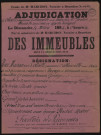 ALLAINVILLE-AUX-BOIS (Yvelines).- Vente par adjudication d'une maison avec étable, remise, jardin et dépendance, appartenant aux époux PESCHOT-MOTTET, 4 mars 1894. 