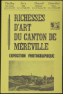 ETIOLLES, EVRY, DRAVEIL, DOURDAN. - Exposition : richesses d'art du canton de Méréville, 3 juin-29 octobre 1981. 