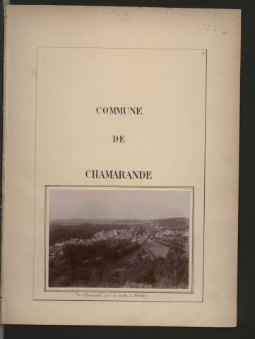 CHAMARANDE (1899). 32 vues de microfilm 35 mm en bandes de 5 vues. 