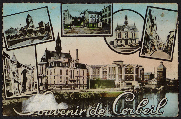 Corbeil-Essonnes.- Souvenir de Corbeil [1950-1960]. 