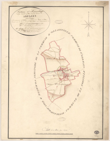 ARPAJON. - Plan d'assemblage.