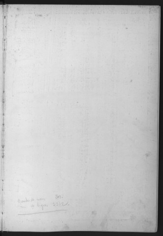 PRUNAY-SUR-ESSONNE. - Matrice des propriétés non bâties [cadastre rénové en 1934]. 