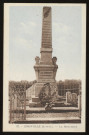GIRONVILLE-SUR-ESSONNE. - Le monument. Photo-Edition, colorisée. 