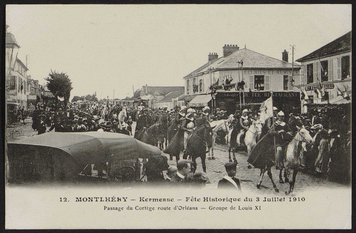 Montlhéry.- Kermesse Fête historique du 3 juillet 1910 (n° 12). 