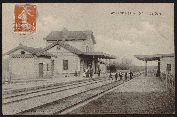WISSOUS.- La gare [1907-1916].
