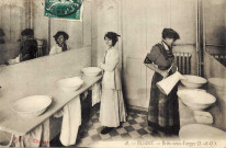 BRIIS-SOUS-FORGES. - Sanatorium de Bligny. Cabinet de toilette, Jean Chanson, 1910, 19 lignes, 20 c, ad. 