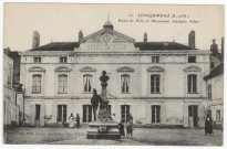 LONGJUMEAU. - Hôtel de ville et monument Adolphe Adam. Edition Seine-et-Oise artistique et pittoresque, collection Paul Allorge. 
