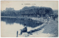 VIGNEUX-SUR-SEINE. - Le lac [Editeur Photo-édition, 1930, timbre à 15 centimes, bleue]. 