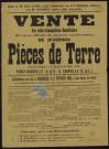 PARAY-DOUAVILLE (Yvelines), SAINVILLE (Eure-et-Loir).- Vente par suite d'acceptation bénéficiaire, au plus offrant et dernier enchérisseur, de terres labourables, 12 février 1899. 