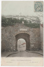 LINAS. - Porte Baudry du XIème siècle (fortification). Dubois, 4 mots, 5 c, ad., coloriée. 