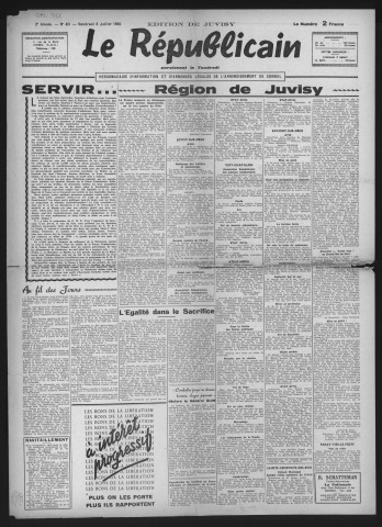n° 40 (6 juillet 1945)