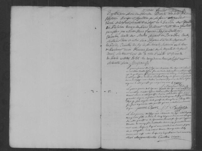 PALAISEAU. Paroisse Saint-Martin : Baptêmes, mariages, sépultures : registre paroissial (1779-1784). 