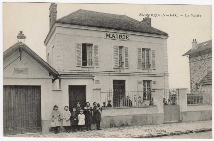 MORANGIS . - La mairie [Editeur Baudin, 1914]. 