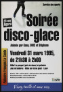 EVRY. - Soirée disco-glace, Agora d'Evry, 31 mars 1995. 
