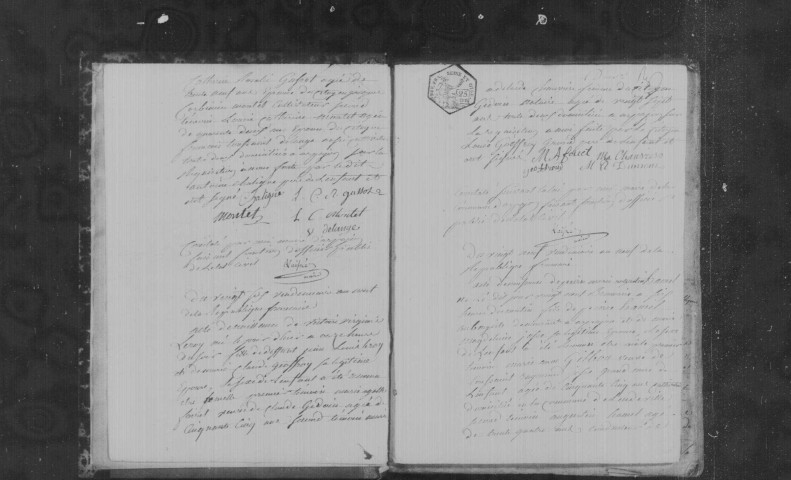 ARPAJON. Naissances : registre d'état civil (an IX-1807). 