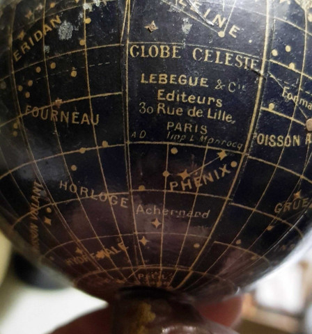 globe céleste de Lebegue