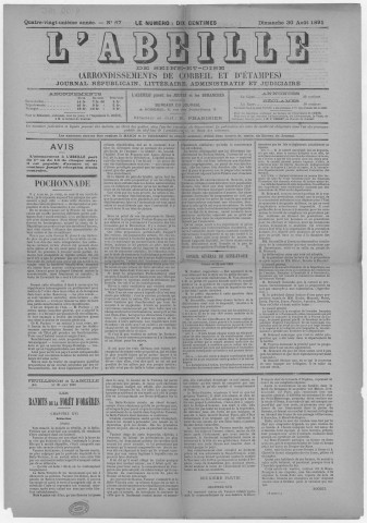 n° 67 (30 août 1891)