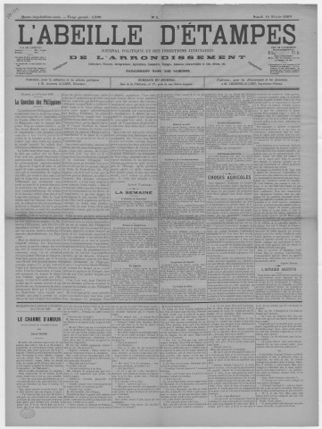 n° 6 (11 février 1899)