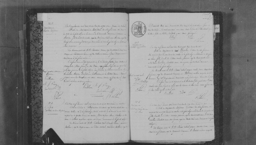 FERTE-ALAIS (LA). Naissances, mariages, décès : registre d'état civil (1837-1850). 
