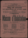 VALPUISEAUX. - Vente sur licitation d'une maison d'habitation, 10 avril 1929. 