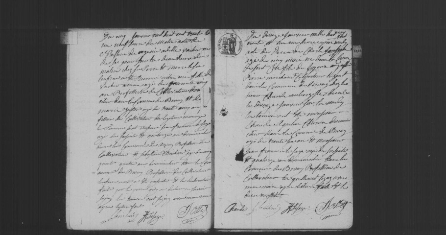 BROUY. Naissances, mariages, décès : registre d'état civil (1831-1860). 
