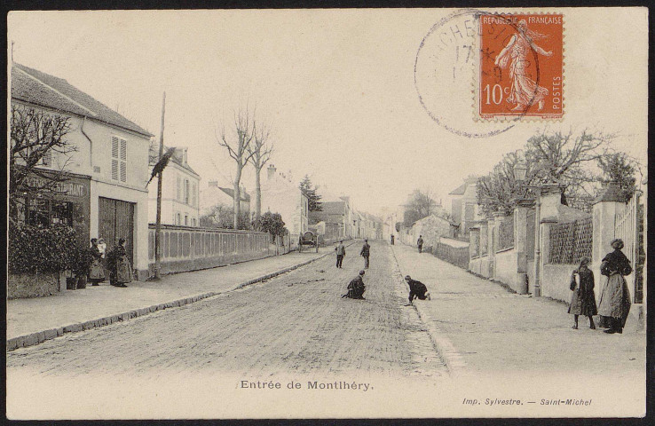 Montlhéry.- Entrée de Montlhéry. 