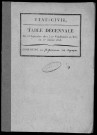 SAINT-GERMAIN-LES-ARPAJON. Tables décennales (1802-1902). 