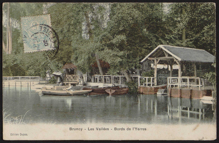 Brunoy.- Les vallées. Les bords de l'Yerres (25 avril 1905). 