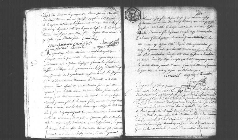 BOISSY-LE-CUTTE. Naissances, mariages, décès : registre d'état civil (an IX-1820). 
