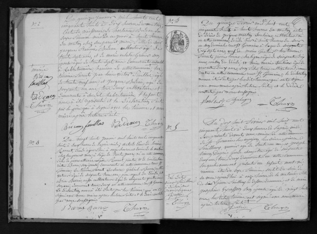 SAINT-GERMAIN-LES-ARPAJON. Naissances, mariages, décès : registre d'état civil (1858-1872). 