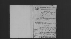BROUY. Naissances, mariages, décès : registre d'état civil (an XIV-1830). 