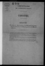 BOUTERVILLIERS. - Matrice des propriétés bâties et non bâties : folios 1 à 286 [cadastre rénové en 1933]. 