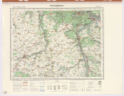 FONTAINEBLEAU (Seine-et-Marne). - Carte de France, feuille K-9, dressé, dessiné et publié par l'Institut géographique national, 1957. Ech. 1/100 000. Papier. Coul. Dim. 56 x 73 cm. [1 plan]. 