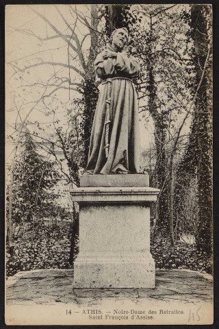 Athis-Mons.- Notre-Dame des retraites : Saint-François d'Assise (15 août 1922). 