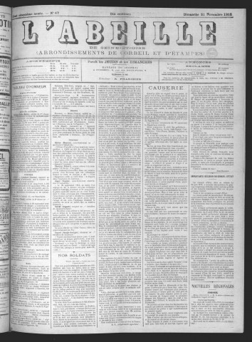 n° 47 (21 novembre 1915)