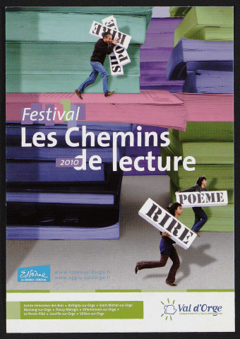 Communauté d'agglomération du Val d'Orge.- Festival Les chemins de lecture, 2010.