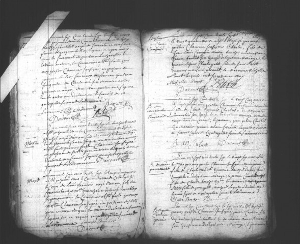 ETAMPES. Paroisse Saint-Pierre : Baptêmes, mariages, sépultures : registre paroissial (1737-1749). 