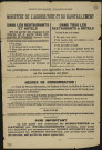 SEINE-ET-OISE (Département).- Réglementation portant sur le prix du repas, les consommations et les alliments interdits de consommer dans les restaurants et hôtels, [1900]. 