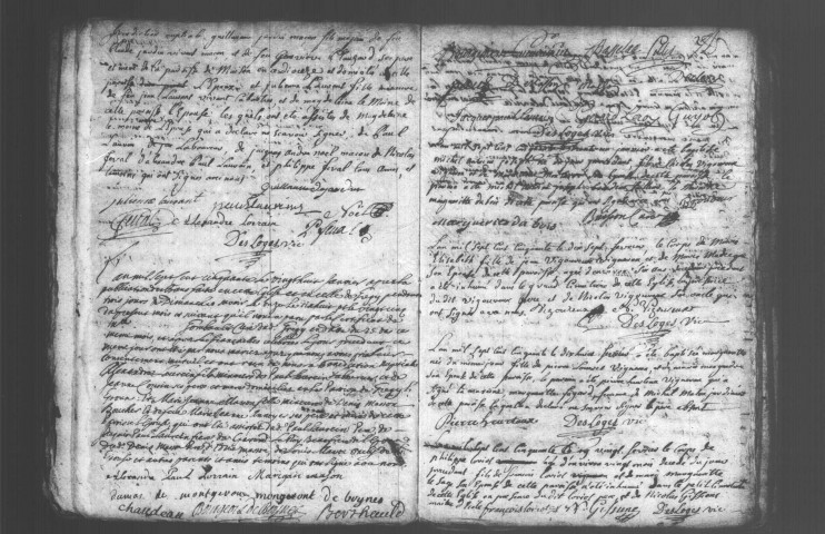 MONTGERON. Paroisse Saint-Jacques et Saint-Christophe : Baptêmes, mariages, sépultures : registre paroissial (1750-1760). 