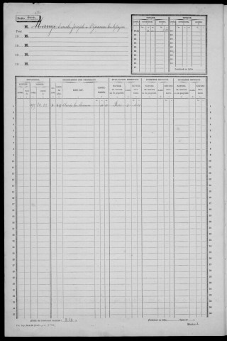 BOISSY-SOUS-SAINT-YON. - Matrice des propriétés non bâties : folios 473 à la fin [cadastre rénové en 1939]. 