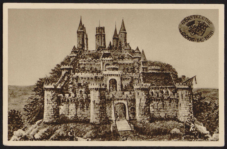 Montlhéry.- Château-fort reconstitué par Roddiggiero, peintre en 1897. 
