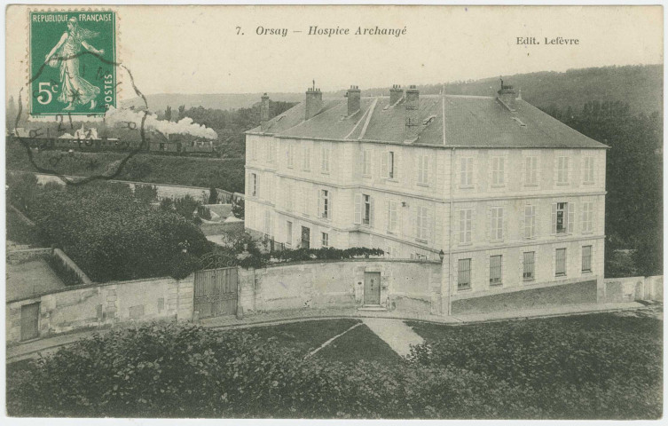 ORSAY. - Hospice Archangé. Edition Lefevre, 1 timbre à 5 centimes. 