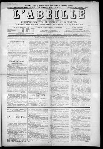 n° 5 (18 janvier 1903)
