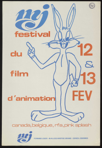 CORBEIL-ESSONNES.- Festival du film d'animation, Maison des Jeunes Fernand Léger, [12 février-13 février 1976]. 
