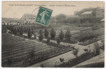 IGNY. - Etablissement Saint-Nicolas d'Igny. Ecole d'horticulture, jardin botanique(1911). 7 mots, 5 c, ad. 