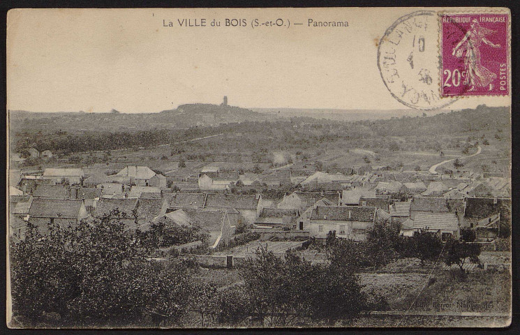 VILLE-DU-BOIS (LA).- Panorama (1938).