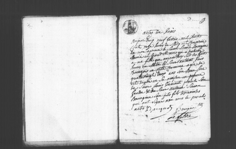 THIONVILLE. Naissances, mariages, décès : registre d'état civil (1811-1834). 