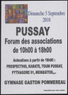 PUSSAY.- Forum des associations, Gymnase Gaston Pommereau, 5 septembre 2010. 